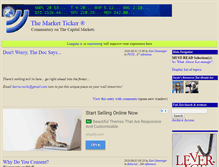 Tablet Screenshot of market-ticker.org